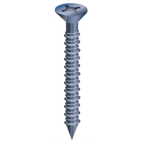 COBRA ANCHORS CobraTap Concrete Screw, 3/16" Dia., 2 3/4 in L 623T